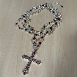 Vintage Cezanne Cross Necklace